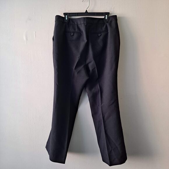 Talbots Petite Womens Black Raleigh Plain Front Pants - Size 12P - Picture 7 of 8